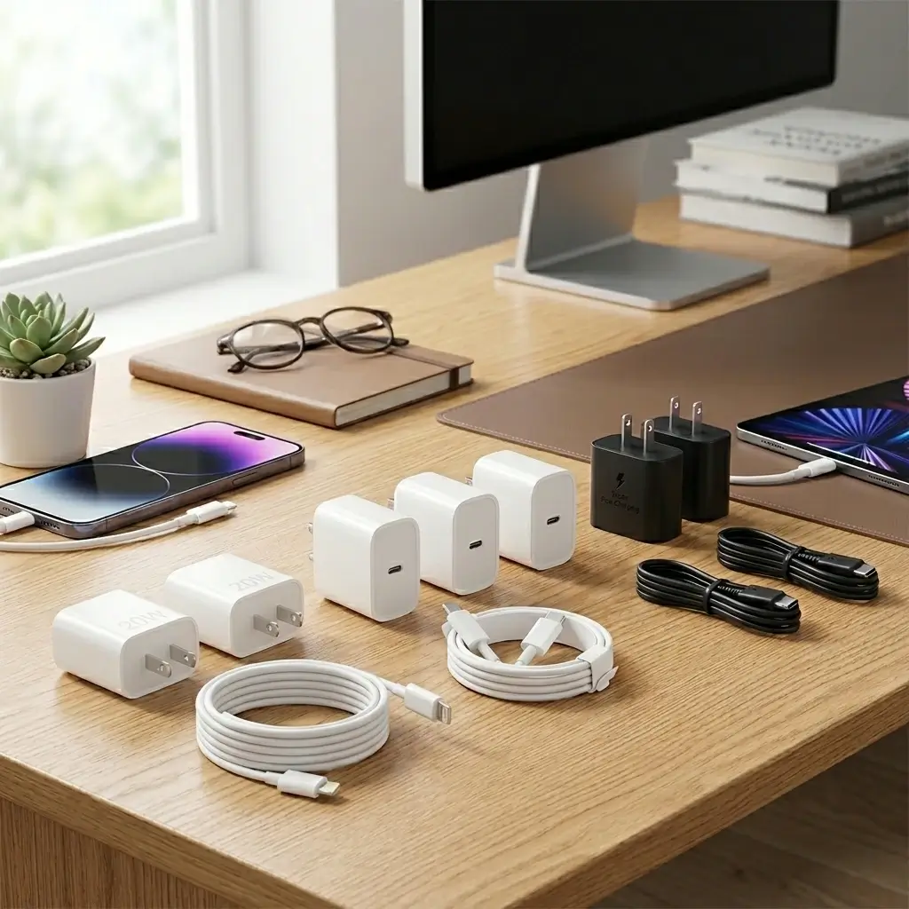 AISNI premium fast chargers and USB-C cables lineup